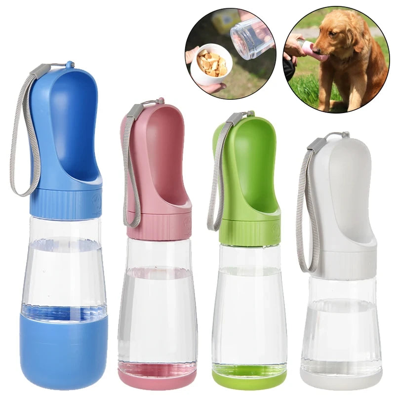 2 In 1 Portable Dog Water Bottle